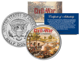American Civil War Battle Of Antietam Jfk Kennedy Half Dollar U.S. Coin - £6.71 GBP