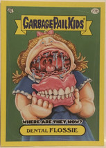 Dental Flossie Garbage Pail Kids trading card Flashback 2011 Yellow Border - $1.97