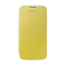 Samsung Galaxy S4 Flip Cover Case - Yellow  - $10.00