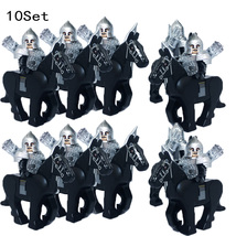 10sets Knights Dark Sauron Battle Five Armies w Sword Rohan with horse #XP108-H  - £35.47 GBP