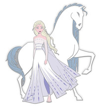 Disney Frozen II Characters Elsa and her Horse Nokk Pin - $18.81