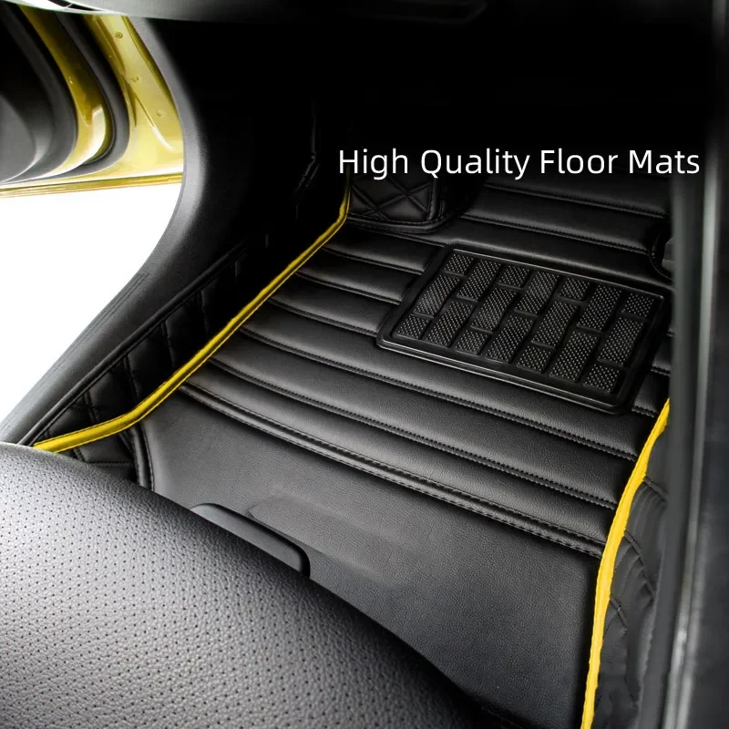 Nappa leather 3d car floor mats for kia sportage 2011 2017 2018 2020 2021 2023 soul thumb200