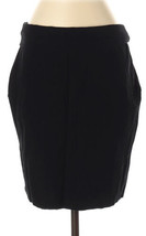 Eileen Fisher Bodycon Skirt Sz S Black Pull On Stretch Viscose Blend  - $30.10