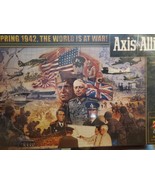 AXIS &amp; ALLIES SPRING 1942 THE WORLD IS AT WAR GAME: NEW AND FACTORY SEALED  - $140.24