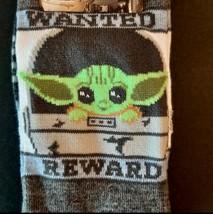 Star Wars The Mandalorian Socks Crew 2-pairs Shoe Size 6.5-12 Baby Yoda Disney+ - £6.25 GBP