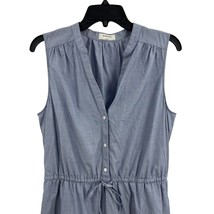 Aritzia Babaton Shirt Dress Blue Sleeveless Size Large - £37.29 GBP