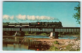 Railroad Postcard Canadian National 6218 Locomotive Train Audio Visual Railway - £7.14 GBP