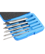 Accusize 3560-1001 HSS M2 Long Series Center Drill Set 5 Pc #1–#5 4" - $55.18
