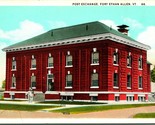 Vtg Postcard - Post Exchange - Ethan Allen Vermont - Unused T10 - $6.88