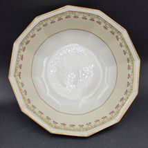 Vintage B&amp;H Limoges France Pink &amp; Green Floral Rose Gold Trim Serving Bo... - $19.78