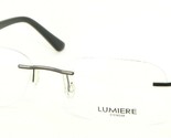 Neu LUMIERE Brille Italien 6014 COL.5 Schwarz Brille 53-19-140mm - $58.91