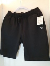 BALEAF Women&#39;s Bermuda Shorts Long Cotton Jersey with  Pockets Black Size Med - £14.58 GBP
