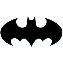 Batman Classic 90&#39;s Logo Sticker Black - $9.98