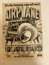 Airplane Tv Guide Vintage Print Ad Robert Hays Lloyd Bridges Tpa12 - $5.93