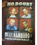 No Doubt Poster Gwen Stefani Hamburg Sept 14 Sporthalle - $495.38 CAD