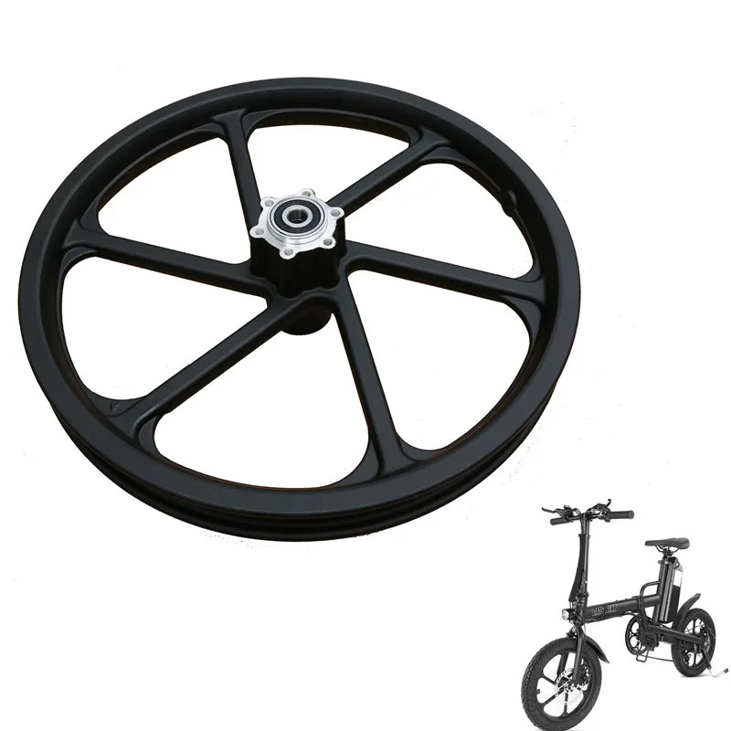 16 Inch Front Wheel Hub Aluminum Alloy For CMS BIKE F16 F16-PLUS Electric Bike S - £227.71 GBP