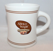 Allen &amp; Wright A&amp;W Classic Roast Ceramic Restaurant Coffee Mug Cup Vinta... - $27.49