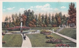 Sunken Garden Glen Oak Park Peoria Illinois IL Postcard D53 - £2.35 GBP