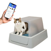 Complete Smart Cleaning Cat Litter Box - App Connected, Front-Entry Covered - £684.66 GBP