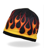 Sublimated Flames KHC1023 Fire Beanie Hat Polyester Acrylic Adult One Size - £12.66 GBP