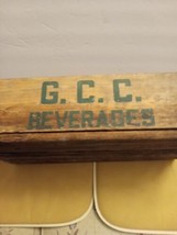 Vintage Wooden G.C.C. Beverage Crate - $37.62