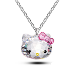 Premium Anime Necklace Pink Crystal Necklace Cute from the US - £8.88 GBP