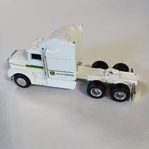 ERTL White John Deere Tractor Semi Truck 10 Wheel Diescast &amp; Plastic 5&quot; ... - $204.64 MXN
