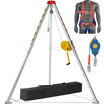 VEVOR Confined Space Tripod Kit, with 7.05' Legs and 98.43' Cable, 1800l... - $381.90