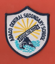ABACO BAHAMAS CENTRAL SECONDARY SCHOOL SEIZE THE TIME PATCH - £5.20 GBP