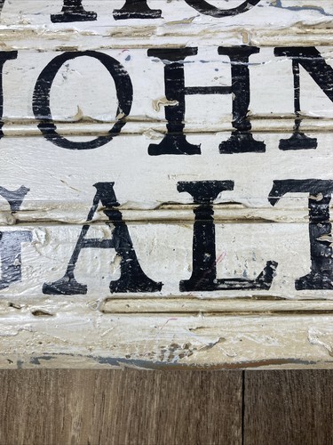 Who Is John Galt Original Wood Painting 9x13 Rustic Design Atlas Shrugged Item image 8
