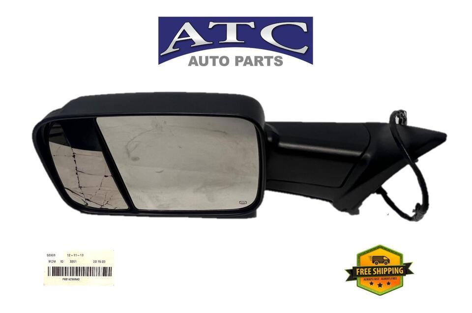 068142669AD OEM Front LH Driver Side View Heated Mirror for 2013-2018 Do... - $148.45