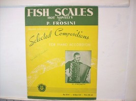 Fish Scales  -vintage accordion sheet music published by O. Pagini  by P... - $9.99