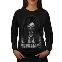 Wellcoda Emo Horror Girl Apparel Womens Sweatshirt - £23.41 GBP+