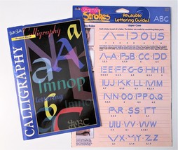 Calligraphy Project Book by Walter Foster Publishing 1996 &amp; Lettering Guide - $6.50