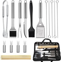 BBQ Grill Accessories 66Pcs Grill Utensils Set for Outdoor Stainless Steel, USA - £29.22 GBP