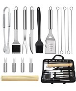 BBQ Grill Accessories 66Pcs Grill Utensils Set for Outdoor Stainless Steel, USA - £28.18 GBP