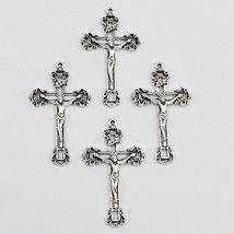 12pcs of 2 Inches Alloy INRI Rosary Jesus Crucifix Cross - £7.79 GBP