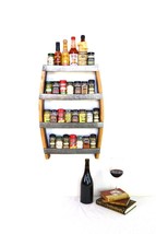 Wine Barrel Spice Rack - Rosemary - Made from retired California Wine Barrels - £157.39 GBP