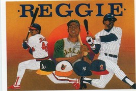 1990 UPPER DECK BASEBALL HEROES # 9 REGGIE JACKSON Yankees Angels Oriole... - $1.99