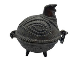 India Dhokra Quail Vintage Lot Wax Casting Pier One Metal Decor Figurine - £19.18 GBP