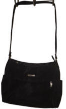 JB Collection Black Shoulder Bag with Multiple Pockets and Zippers - £12.55 GBP