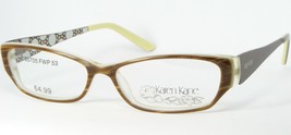 Karen Kane Circle Voile Amber /SUN Brown Eyeglasses Glasses 53-15-140mm &quot;Read&quot; - £14.02 GBP