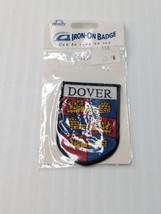 Vintage Patch DOVER Kent Town Crest Souvenir Sew-on Or Iron-on Badge New! - $13.81