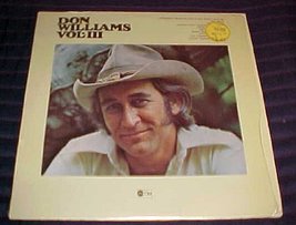 Don Williams Vol. III Volume 3 Record Vinyl Album Don Williams - £11.67 GBP