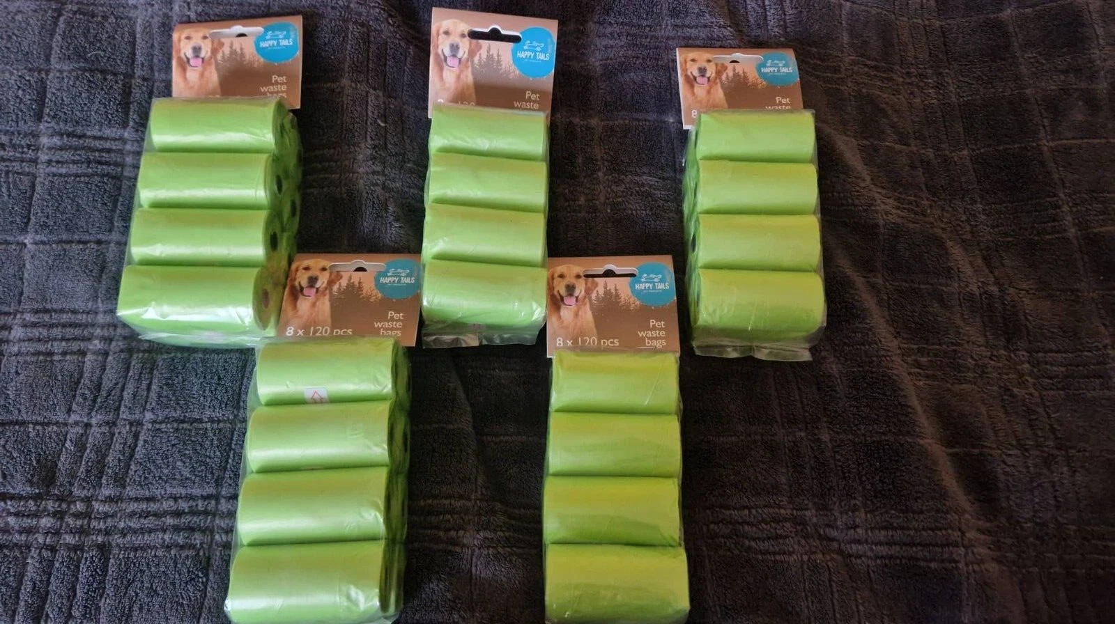 Biodegradable Dog Pet Puppy Poo Poop Waste bags 120pcs 12$ - 1 pack /8 r... - $10.00