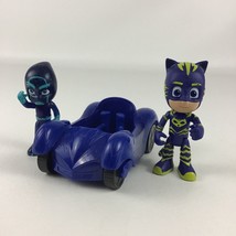 PJ Masks Catboy Vehicle Night Ninja Catboy Figures 3pc Lot Just Play Frog Box - £14.86 GBP