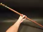Antique Brass Designer Handle Vintage Walking Cane Wooden Walking Stick ... - $50.64 CAD