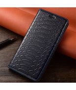 Generic for iPhone 16 Pro (Color: BLUE) Genuine 3D Pattern Leather Magne... - $136.15