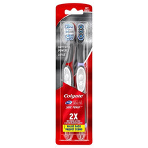 Colgate 360 Optic White Sonic Powered Vibrating Soft Toothbrush 2 Count 1 Pack - $17.27