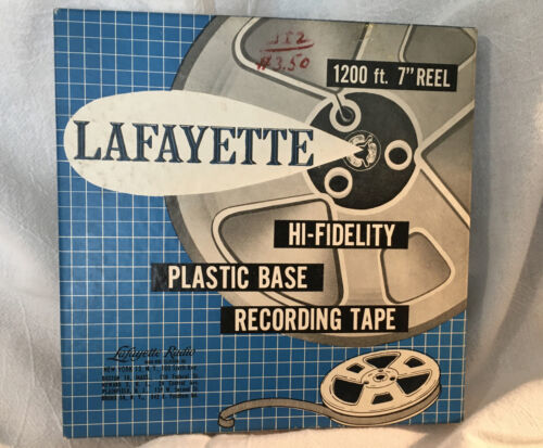 Lafayette 1200 ft 7” Hi-fidelity reel vintage - $7.69
